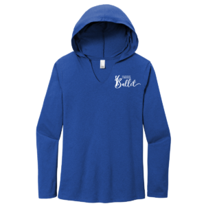 Southwest Virginia Ballet - Triblend Long-Sleeve Hooded Tee - Deep Royal