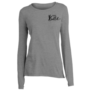 Southwest Virginia Ballet - Ladies Long-Sleeve Thumbhole Tee in Grey Heather